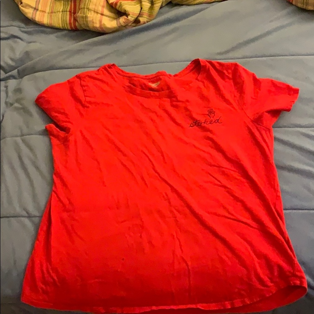 Very comfortable red shirt